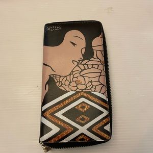 Klimt image large wallet